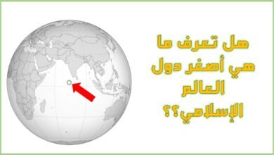 أصغر دول العالم الإسلامي مساحة
